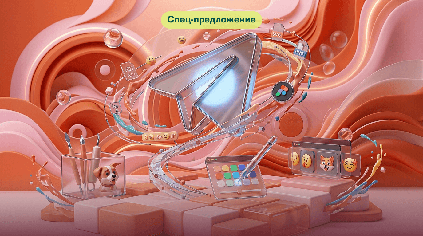 Дизайн стикеров для Telegram